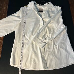 Chico's White Button Down Shirt for Women